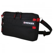 Сумка на пояс WENGER, чёрный, полиэстер 600D, 32х3х17.5 см