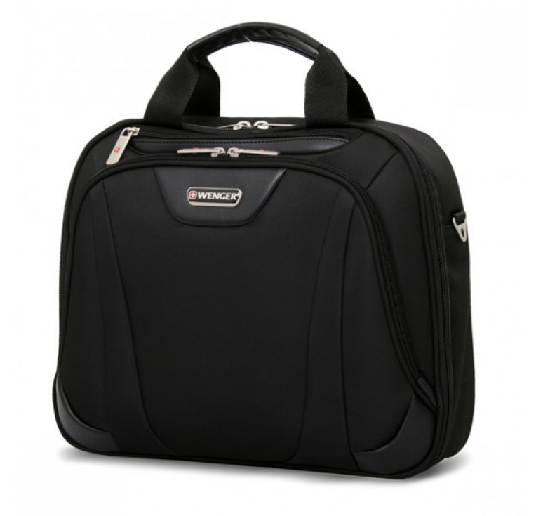 Сумка WENGER 14,5'', черный, 1 отделение, полиэстер 37х10х30 см, 11л