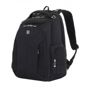 Рюкзак WENGER 17'', бизнес/чёрный, полиэстер 900D/рипстоп, 30,5x17,8x45,7 см, 31л
