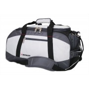 Сумка спортивная WENGER, серый/чёрный, полиэстер 1200D, 52х25х30 см, 39 л