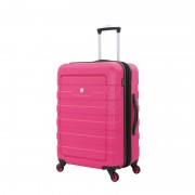 Чемодан WENGER TRESA, розовый, АБС-пластик, 46x27x66 см, 66 л