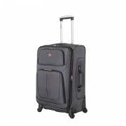 Чемодан WENGER SION, серый, полиэстер 750x750D добби, 41x26x70 см, 56 л