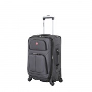 Чемодан WENGER SION, серый, полиэстер 750x750D добби, 37x22x60 см, 35 л