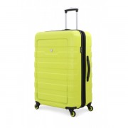 Чемодан SWISSGEAR TRESA, салатовый, АБС-пластик, 48x30x76 см 100 л