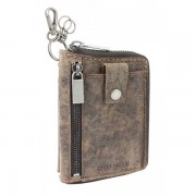 Портмоне WENGER Arizona, на молнии, коричневый, воловья кожа, 11,5×2,5×16,5 см