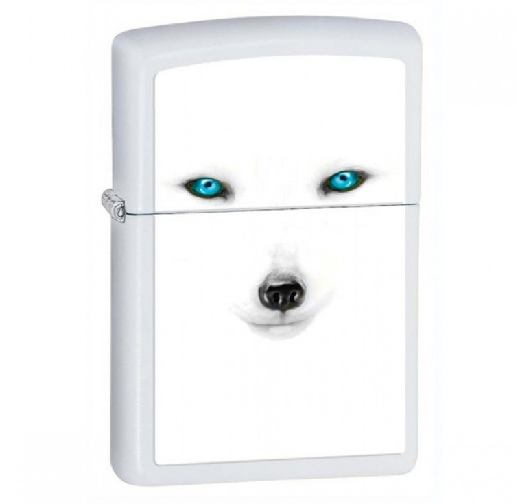 Зажигалка ZIPPO Gold Design с покрытием White Matte, латунь/сталь, белая, матовая, 36x12x56 мм