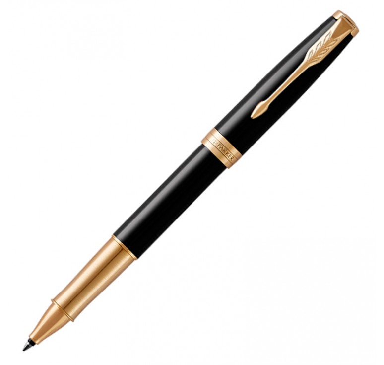 Ручка-роллер Parker ESSENTIAL Sonnet Laque Black GT