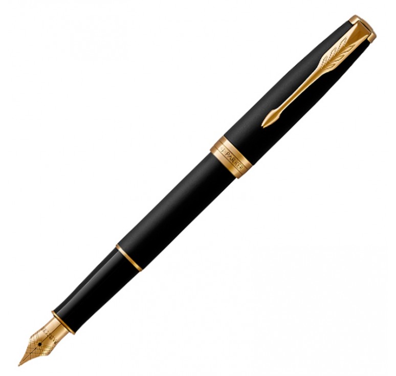 Ручка перьевая Parker ESSENTIAL Sonnet Matte Black GT