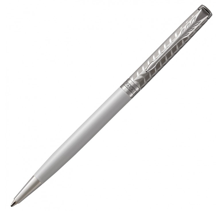 Тонкая шариковая ручка Parker Sonnet Metal & Pearl Lacquer PT
