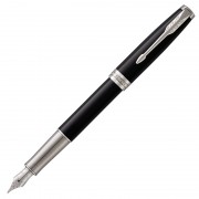 Ручка перьевая Parker Sonnet Black Lacquer PT