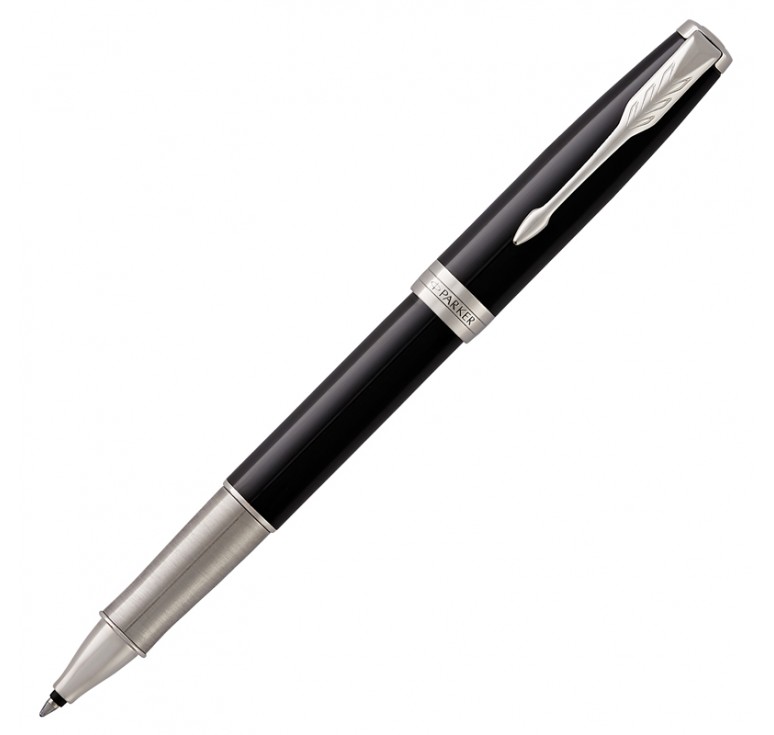 Ручка-роллер Parker Sonnet Black Lacquer PT
