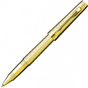 Роллерная ручка Parker Premier, цвет - золотой