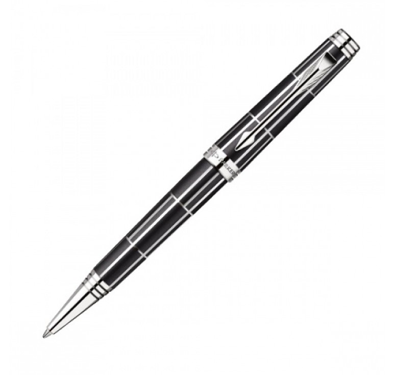 Шариковая ручка Parker Premier, цвет - матовый черный