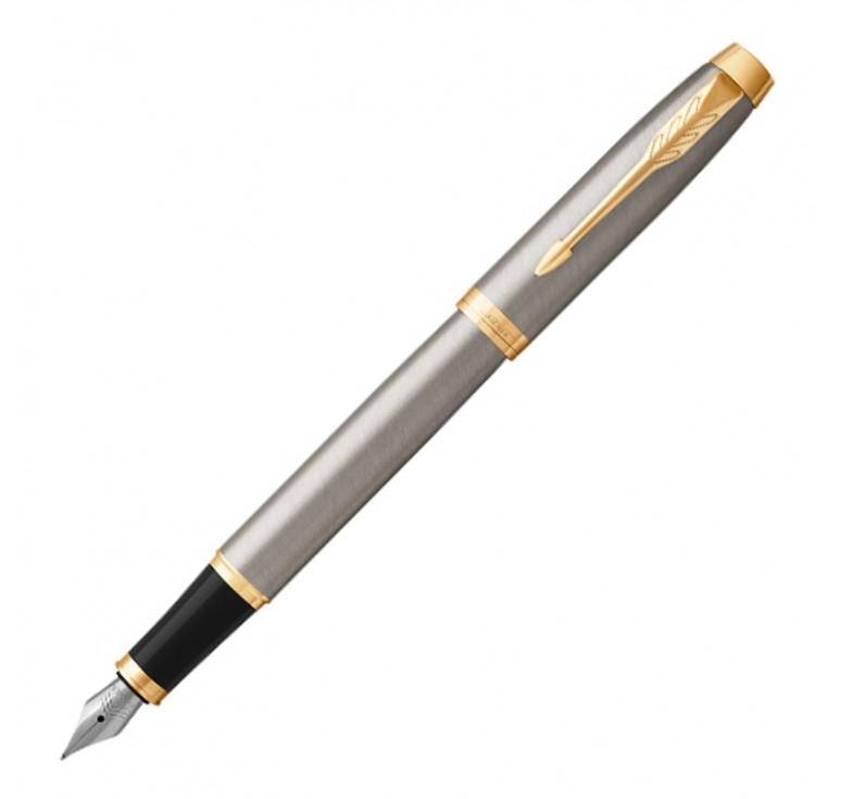 Ручка перьевая Parker IM Brushed Metal GT