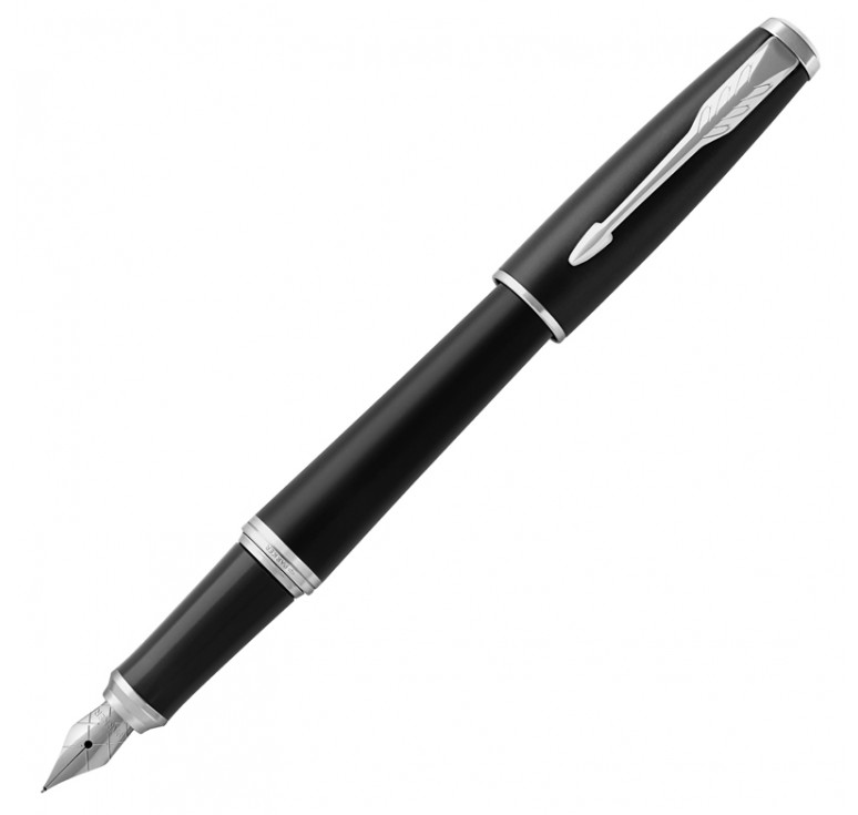 Ручка перьевая Parker Urban Muted Black Chrome CT