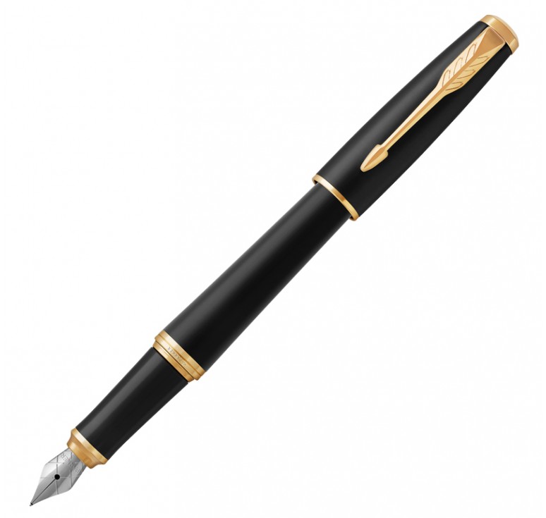 Ручка перьевая Parker Urban Muted Black Gold GT