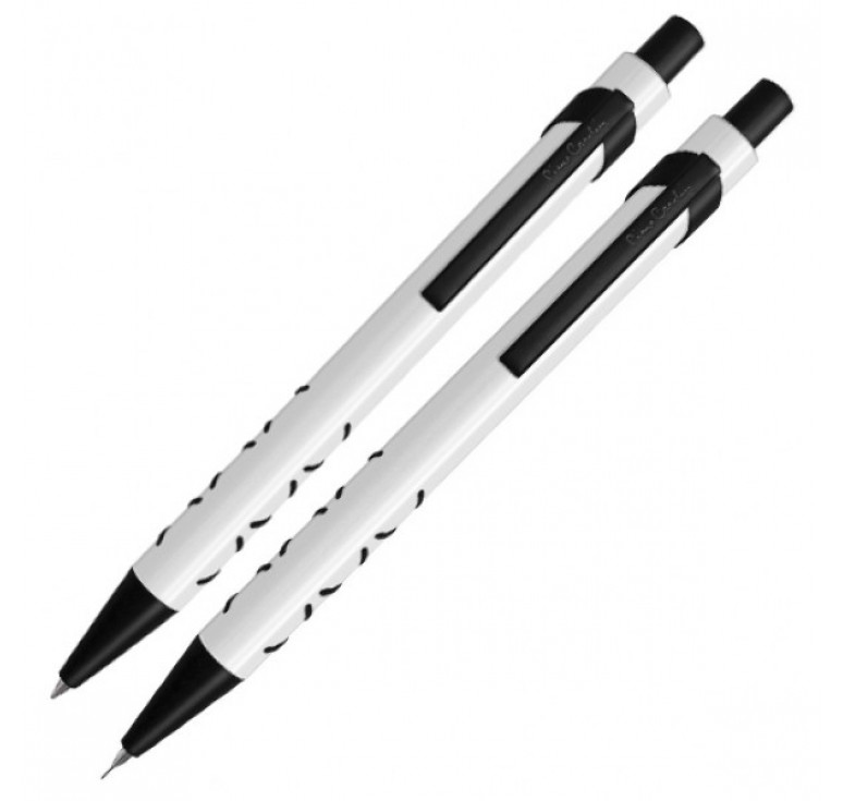 Набор Pierre Cardin PEN & PEN: ручка шарик. + механич. карандаш. Цвет - белый. Упаковка Е-3n