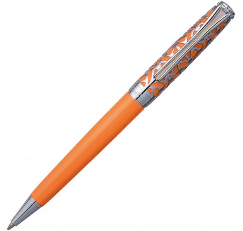 Шариковая ручка Pierre Cardin COLOR-TIME, цвет - оранжевый. Упаковка B.