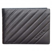 Кошелёк Cross Grabado, кожа наппа, фактурная, чёрный, 11 х 1,5 х 9,5 см
