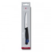 Набор из 6 ножей для стейков VICTORINOX SwissClassic, 11 см, серейторная заточка, синяя рукоять