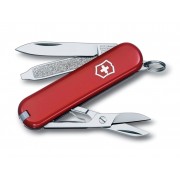 Нож-брелок VICTORINOX Classic SD, 58 мм, 7 функций, красный