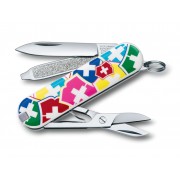 Нож-брелок VICTORINOX Classic "VX Colors", 58 мм, 7 функций