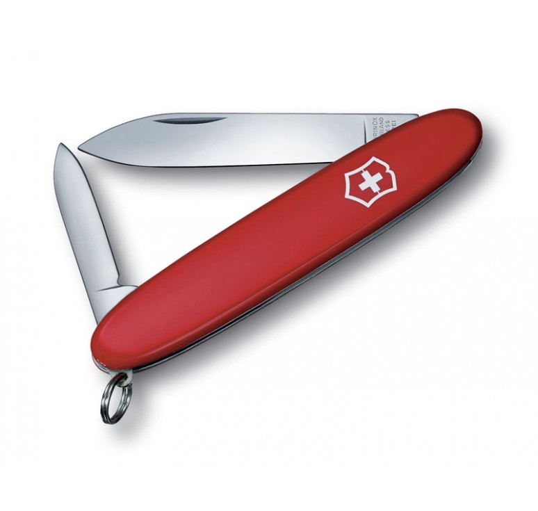 Нож перочинный VICTORINOX Excelsior, 84 мм, 3 функции, красный, с чехлом из искуственной кожи