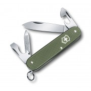 Нож перочинный VICTORINOX Cadet Alox, 84 мм, 9 функций, алюминиевая рукоять, зелёный