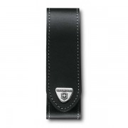 Чехол на ремень VICTORINOX для ножей RangerGrip 130 мм, на липучке, кожаный, 35x40x140 мм, чёрный