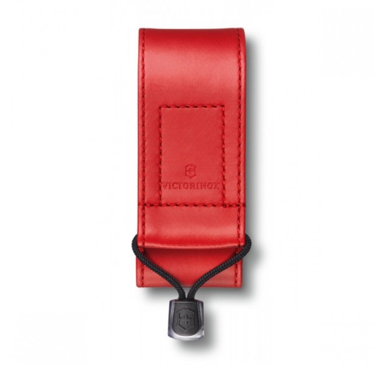 Чехол на ремень VICTORINOX для ножей 91 мм и 93 мм  2-4 уровня, из кожзаменителя, красный