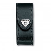 Чехол на ремень VICTORINOX для ножей 91 мм толщиной 2-4 уровня, кожаный, чёрный