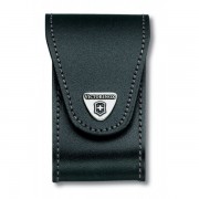 Чехол VICTORINOX для ножей 91 мм 5-8 уровней, с отд. для фонаря и точильного камня, кожаный, чёрный