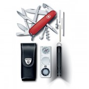 Набор VICTORINOX Traveller Set: нож Huntsman, фонарь Maglite, чехол, линейка, термометр, уровень
