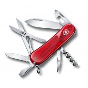 Нож перочинный VICTORINOX Evolution 14.600, 85 мм, 14 функций, полупрозрачный красный