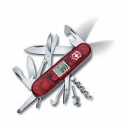 Нож перочинный VICTORINOX Traveller Lite, 91 мм, 29 функций, полупрозрачныйо красный