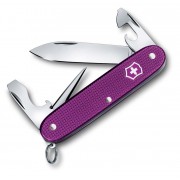 Нож перочинный VICTORINOX Pioneer, 93 мм, 8 функций, алюминиевая рукоять, фиолетовый