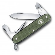 Нож перочинный VICTORINOX Pioneer, 93 мм, 8 функций, алюминиевая рукоять, зелёный