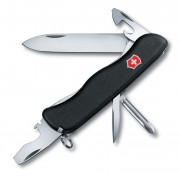 Нож перочинный VICTORINOX Centurion, 111 мм, 11 функций, с фиксатором лезвия, чёрный