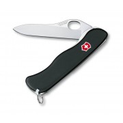Нож перочинный VICTORINOX Sentinel Clip, 111 мм, 5 функций, с фиксатором лезвия, чёрный