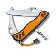 Нож перочинный VICTORINOX Hunter XS, 111 мм, 5 функций, с фиксатором лезвия, оранжевый с чёрным