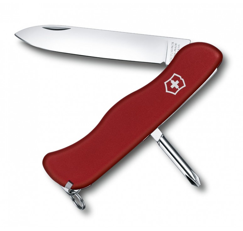 Нож перочинный VICTORINOX Cowboy, 111 мм, 5 функций, с фиксатором лезвия, красный