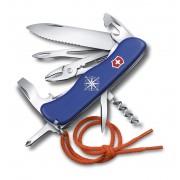 Нож перочинный VICTORINOX Skipper, 111 мм, 18 функций, с фиксатором лезвия, чехлом и шнурком, синий
