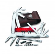 Мультитул VICTORINOX SwissTool Spirit XC Plus, 105 мм, 37 функций, в кожаным чехле