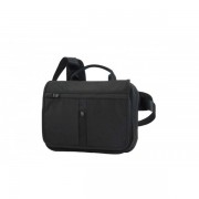 Сумка VICTORINOX Adventure Traveler Deluxe горизонтальная, чёрная, нейлон 800D, 28x8x23 см, 5 л