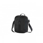 Сумка наплечная VICTORINOX Travel Companion вертикальная, чёрная, нейлон 800D, 21x10x27 см, 6 л