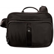 Сумка наплечная VICTORINOX Travel Companion горизонтальная, чёрная, нейлон 800D, 27x8x21 см, 4 л