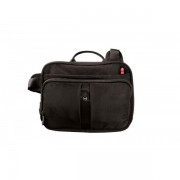 Сумка VICTORINOX Travel Companion, с системой защиты RFID, чёрная, нейлон 800D, 27x8x21 см, 4 л