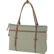 Сумка VICTORINOX Victoria Sage 15,6'', зеленая, нейлон/кожа/микрозамша, 41x9x36 см, 13 л