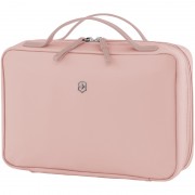 Косметичка VICTORINOX Victoria Muse, "розовое золото", нейлон/кожа, 28x8x19 см, 4 л