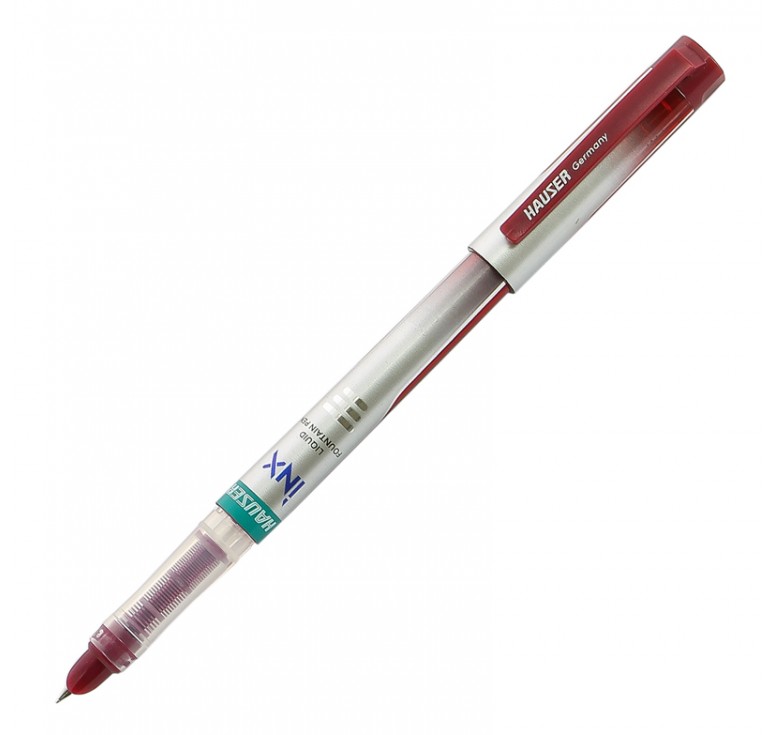 Перьевая ручка Hauser INX, пластик, красная
